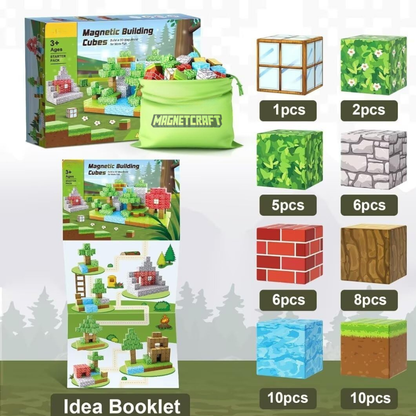 Magnetic Building Set - 100 PCS