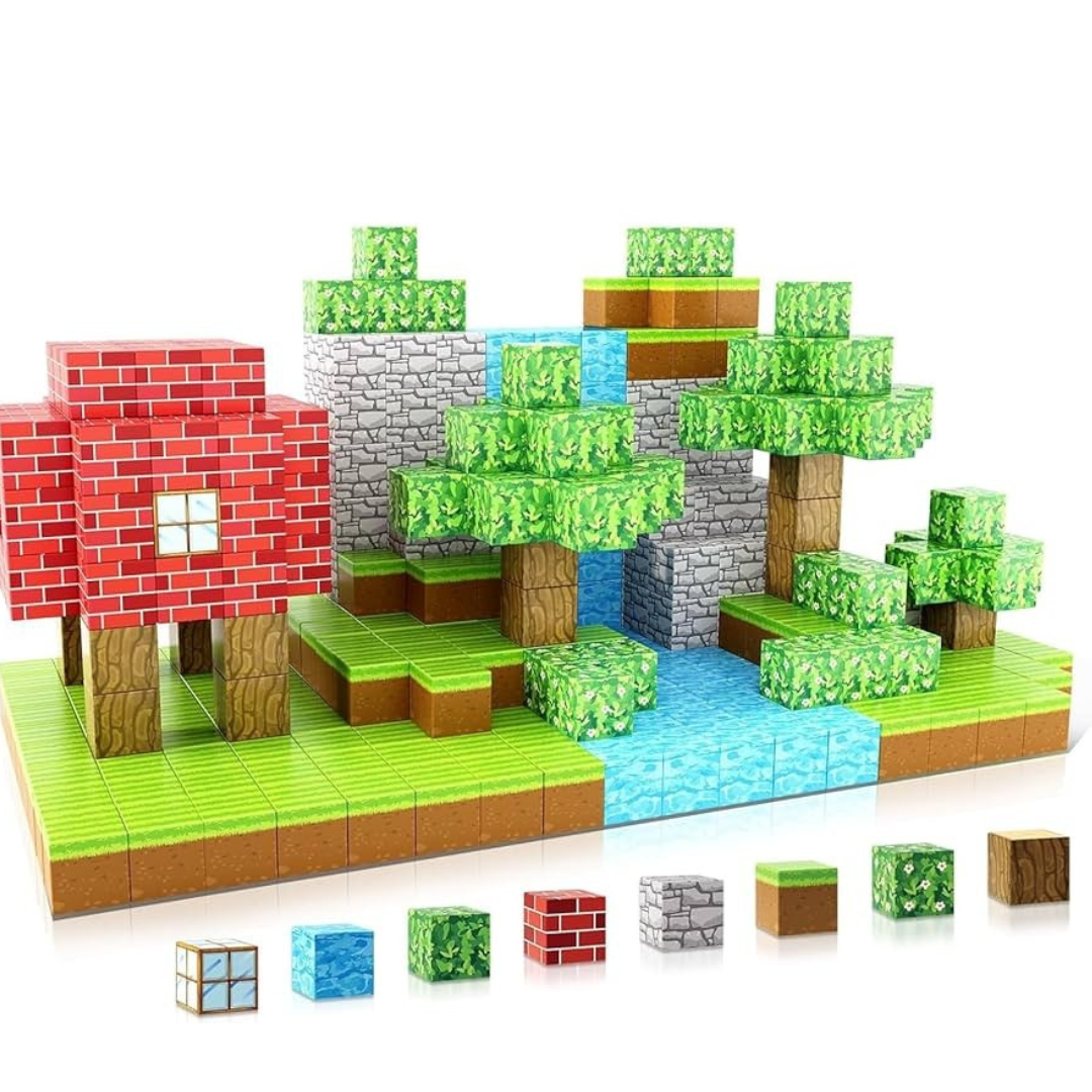 Magnetic Building Set - 100 PCS