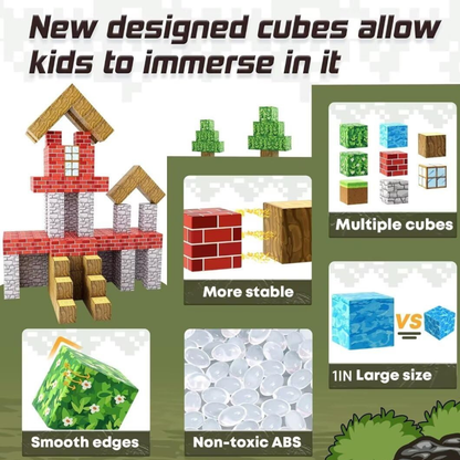 Magnetic Building Set - 100 PCS