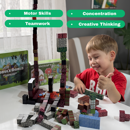 Magnetic Building Set - 100 PCS